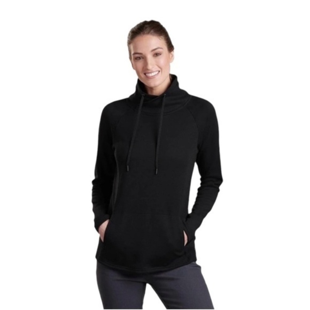 Kuhl Freethinkr Black Fleece Pullover Comfort Cozy Warm